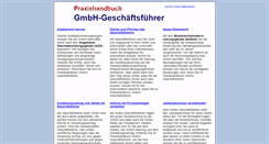 Desktop Screenshot of gmbh-geschaeftsfuehrer.com